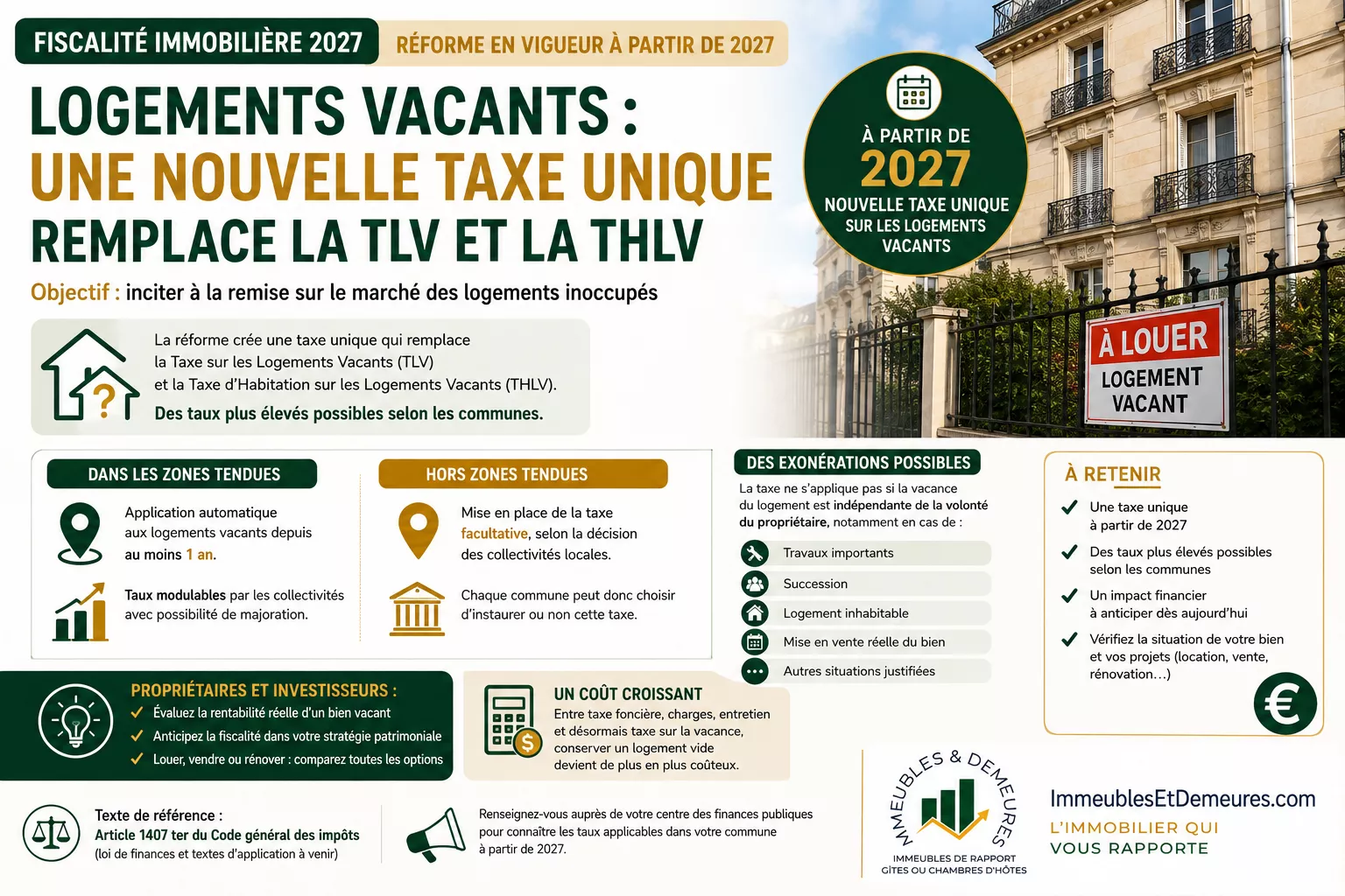 Taxe sur les logements vacants