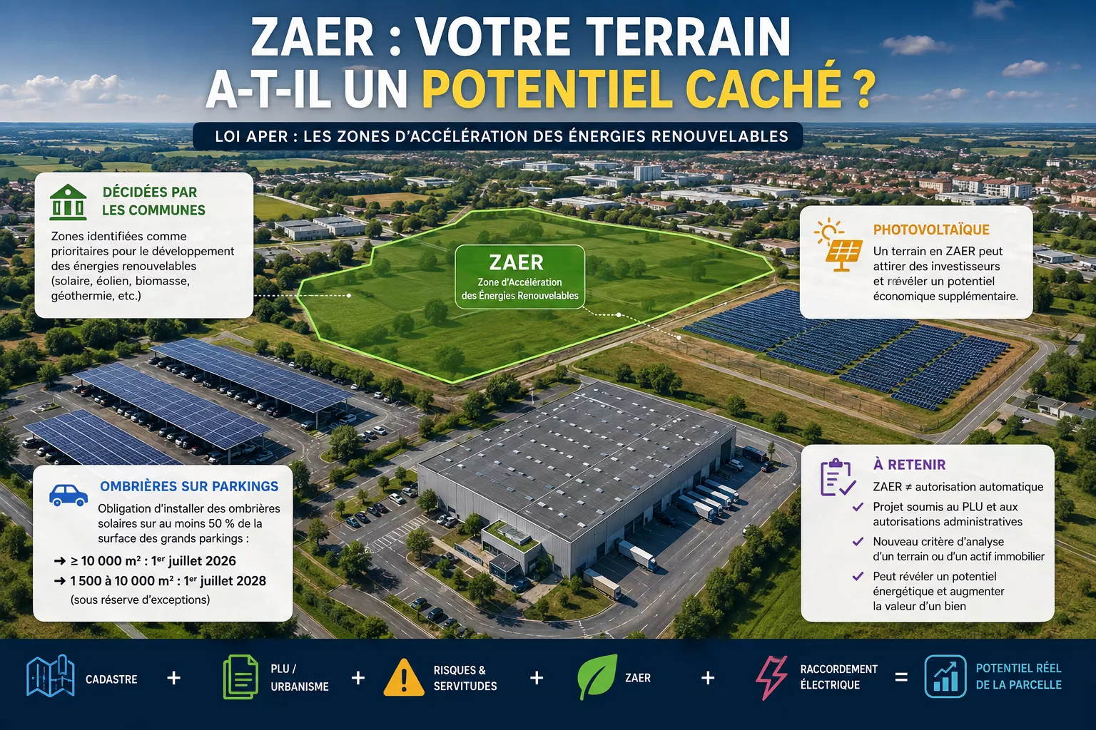 ZAER sur votre terrain, vérifiez l’urbanisme !